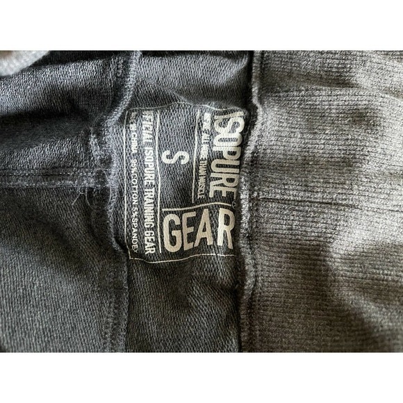 Isopure Size S Gray Zip Pocket Men's Jogger Sweatpants - New - Picture 5 of 5